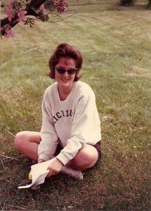 My mom, when she was in college