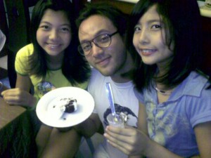 Lino with my daughters Maxine and Nadine