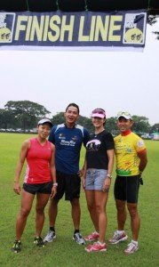 Ani Joey and Me with Maiqui after he finished his 5th Ironman distance.