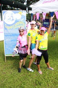 Tessa, Ani and I after Tessa finished her bike leg