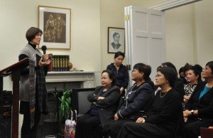 At the Phil embassy with Pinay OFWs