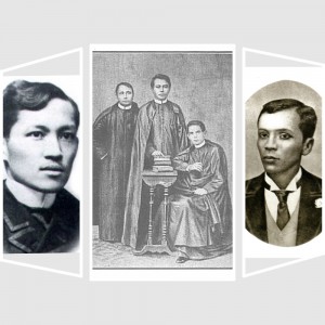 Rizal: Photo taken from wikipedia.org; Bonifacio: Photo taken from malacanang.gov.ph; Gomburza: Photo taken from wikipedia.org